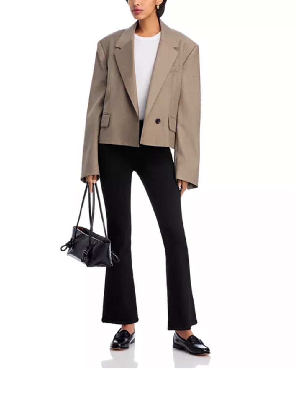 MOTHER The Weekender Black Flare Jeans - Not Guilty